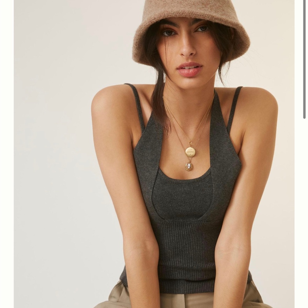 Daily Practice by Anthropologie Olivia Tank. NWT. Color Carbon. Small.